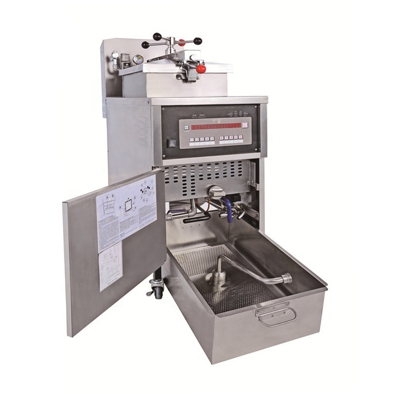 Global commercial pressure fried chicken machine/broasted chicken machine/cheap commercial electric deep fryer