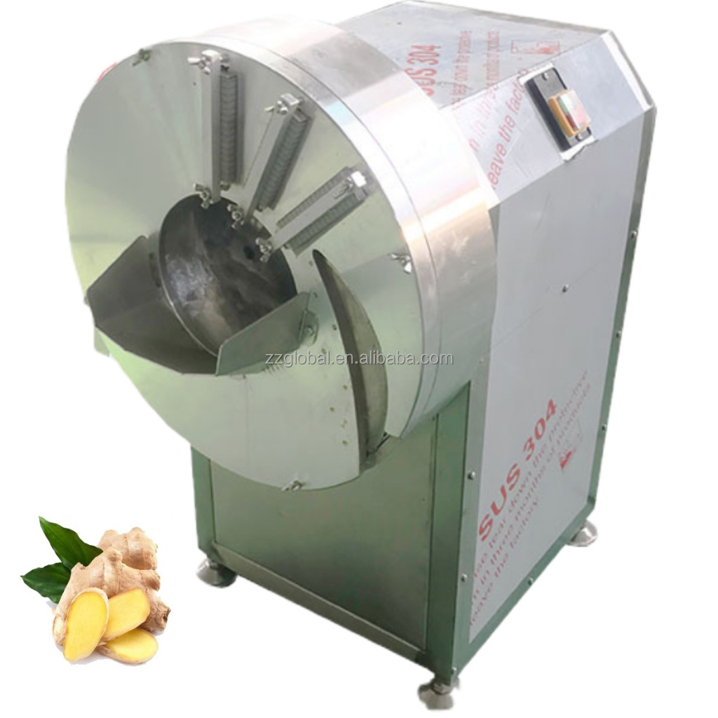 Commercial Bamboo shoots potato garlic vegetable fruit ginger shredder and slicer chips cutter fruit cutting machine