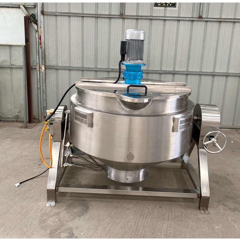 Global Stainless Steel Food Grade Electric Steam Jacketed Kettle Commercial Cooking Pots other food processing machinery