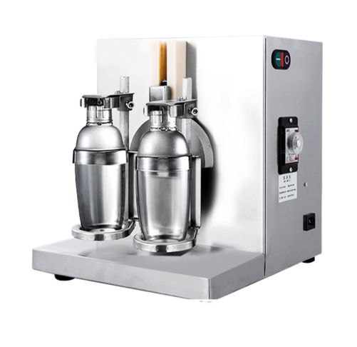 Full Automatic Double-Cup Milkshake Shaker Machine Stainless Steel Milk Tea Bubble Tea Shaking Machine