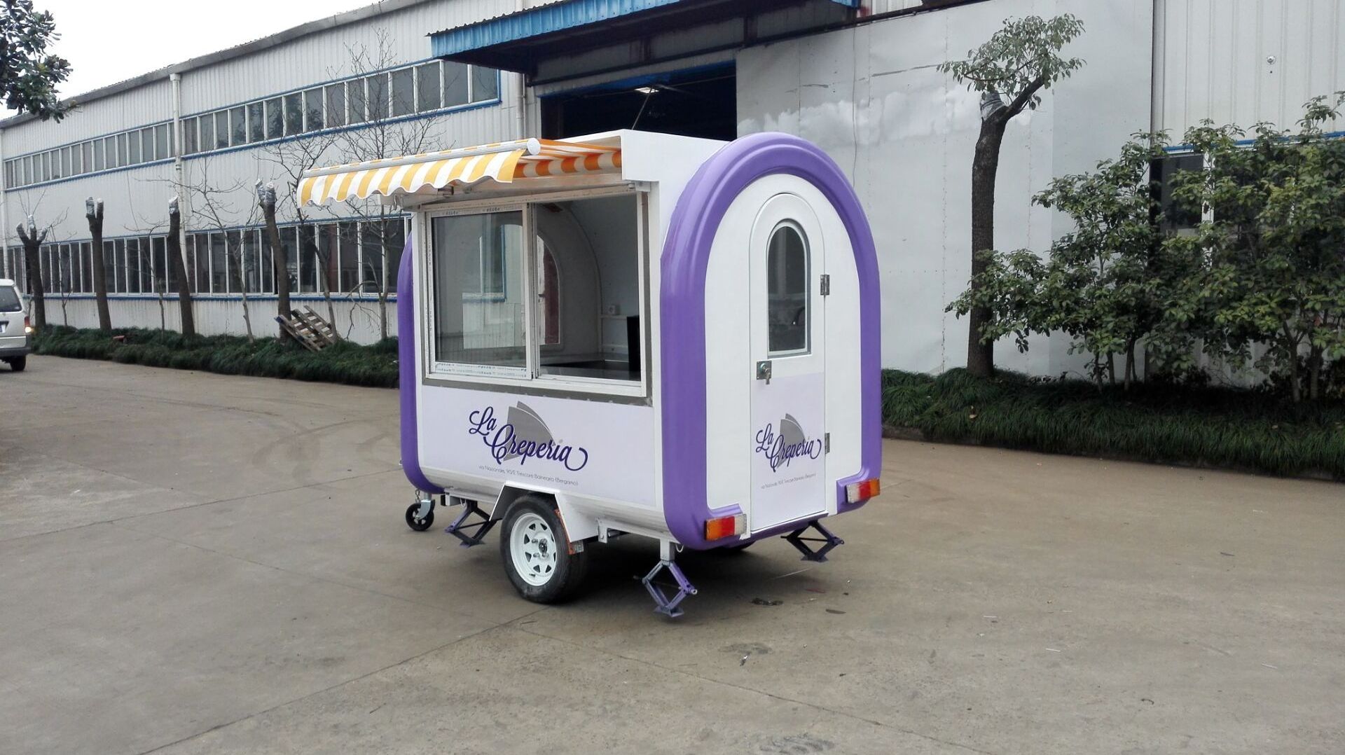 Street Outdoor Shawarma Turkey Snack Food Vending Cart Trailer/ Mobile Food Cart for Slush Machine/ Thailand Food Cart