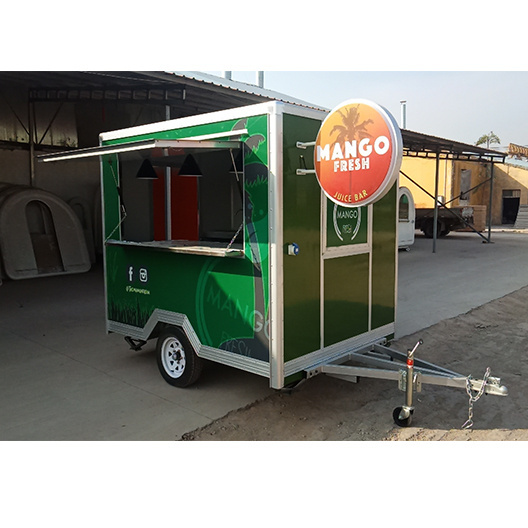 Best Selling Food Trailer Mobile Fast Food Concession Truck Fast Food Van Trailers