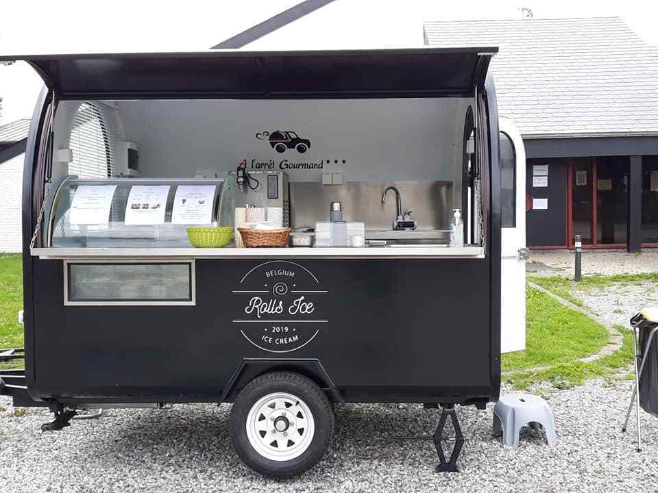 Fast Food Truck For Baking Equipment Mobile Ice Cream Cart Customized Street Food Trailer Cart With USA Standard