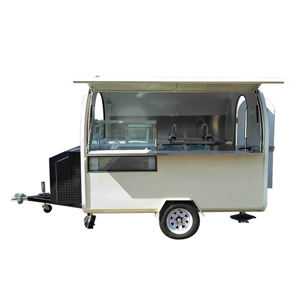 Street Kitchen Hamburg Food Cart Kiosk/ China Design Towable Food Cart/ Canopy Outside Mobile Food Cart