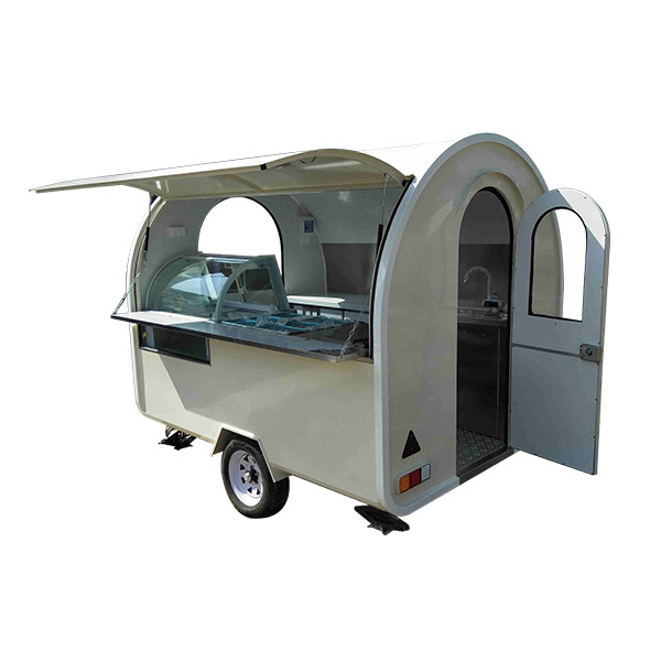 Street Kitchen Hamburg Food Cart Kiosk/ China Design Towable Food Cart/ Canopy Outside Mobile Food Cart