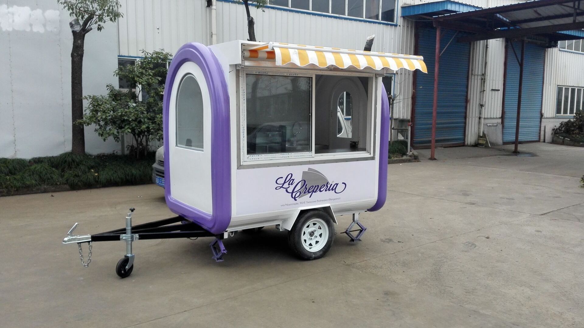 Street Outdoor Shawarma Turkey Snack Food Vending Cart Trailer/ Mobile Food Cart for Slush Machine/ Thailand Food Cart