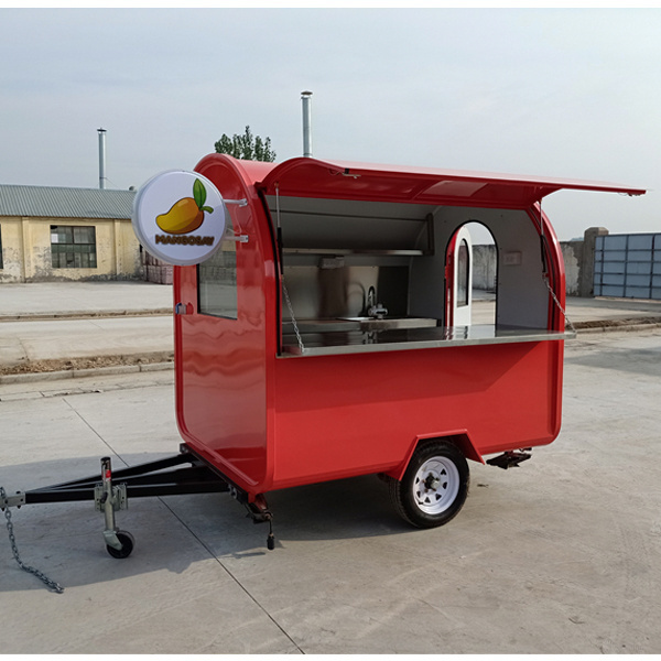 Mobile Food Cart For Food And Beverage Vending Cart 2021 Best Selling Outdoor Mobile Fast Food Trailer Truck Customized Cart