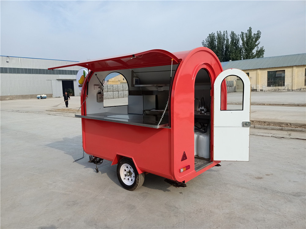 Mobile Food Cart For Food And Beverage Vending Cart 2021 Best Selling Outdoor Mobile Fast Food Trailer Truck Customized Cart