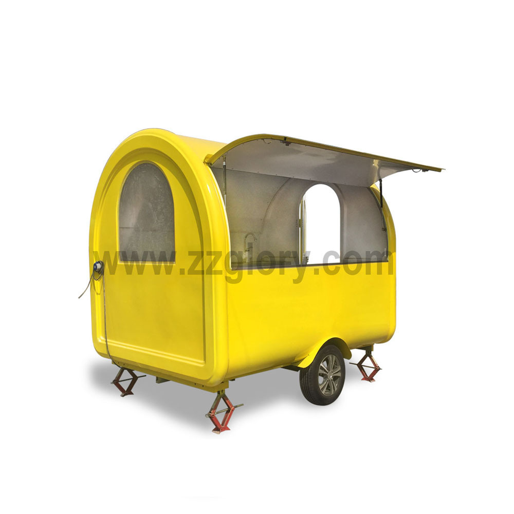 Low price Electric fast food truck/mobile mini food truck for sale