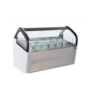 Portable Ice Cream Freezer Ice Cream Cake Display Freezer Popsicle Showcase Ice Cream Refrigerator