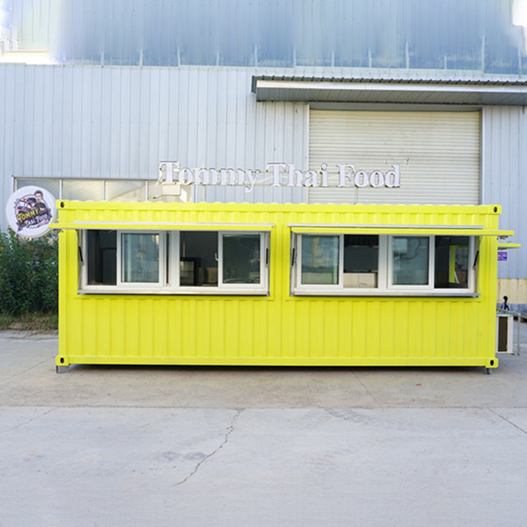 Most Popular Modular House Restaurant Street Food Prefabricated Container Kiosk