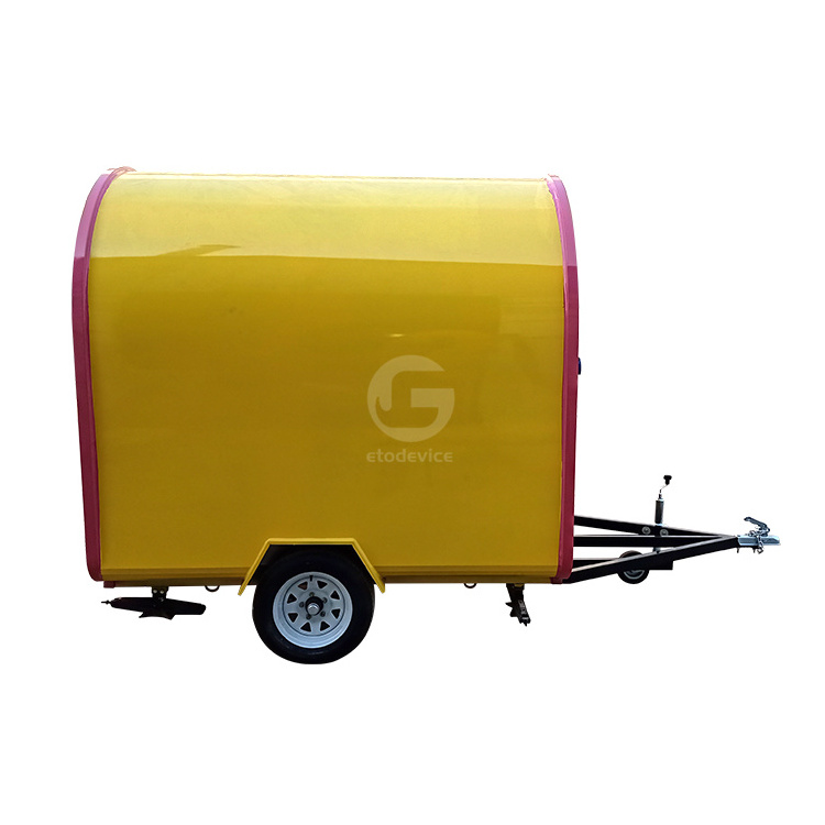 Hot Sale Mobile Food Truck Custom Hot Dog Trailer Cart For Sale