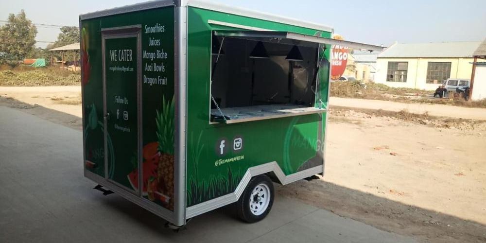 Best Selling Food Trailer Mobile Fast Food Concession Truck Fast Food Van Trailers