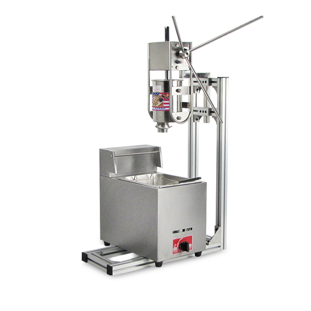 China Wholesale Spain Mini Churros Making Machine with Fryer and Filler/Churro Maker Machine for Sale