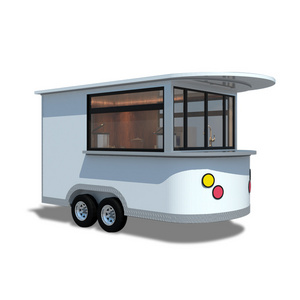 Mobile Food Kiosk/ Mobile Coffee Shop With Wheels Design/ Pizza Food Cart For Sale