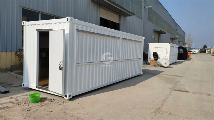 Prefab Container restaurant Coffee Shop Spacious Prefab Cabins Customized Container Coffee Container Coffee Shop