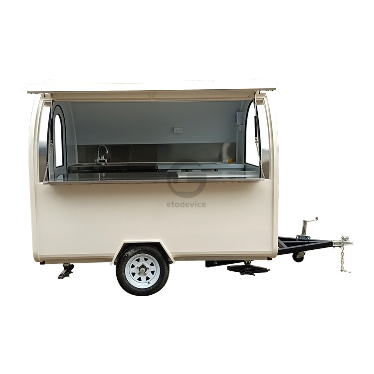 Best Price Hood System Aluminium Awning Windows Fast Food Coffee Mobile Truck