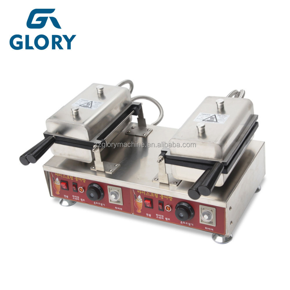 China Factory Commercial bear cake waffle maker/automatic taiyaki machine/stuffed cake making machine