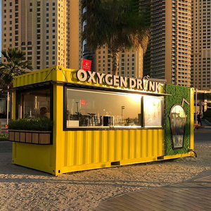 Pop Up Shop Cafe Booth and Tables Container Coffee Shop Food Kiosk