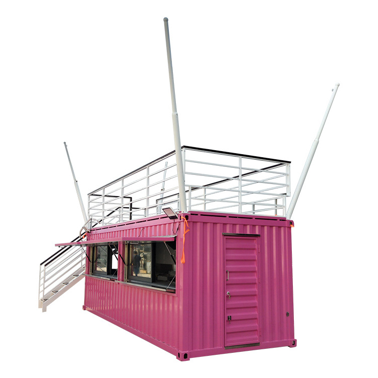 2023 Food Container Restaurant with Kitchen shipping container food kiosk booth