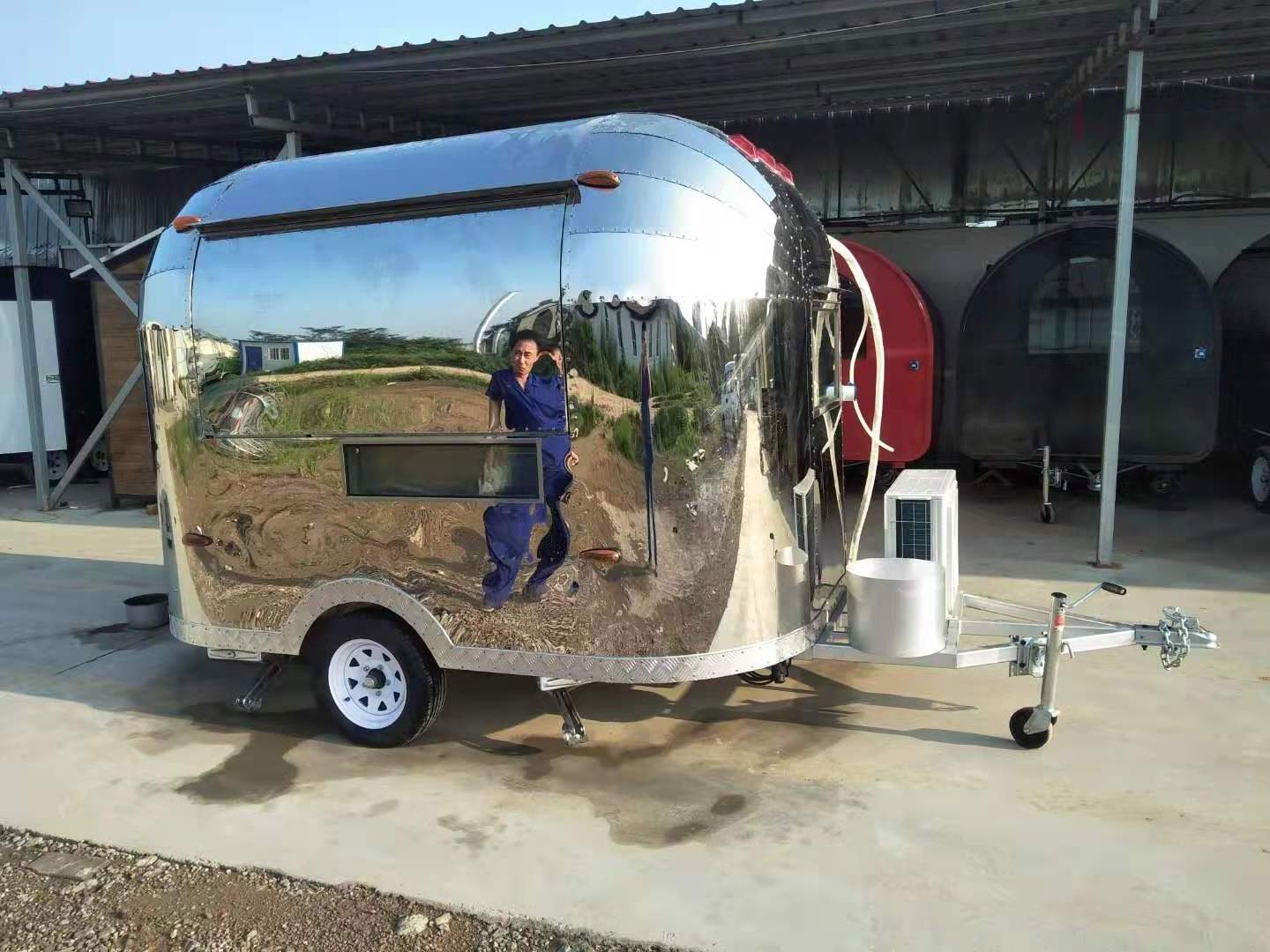 Most Popular Pizza small coffee Airstream food truck ice cream vending restaurant mobile fast food truck for sale