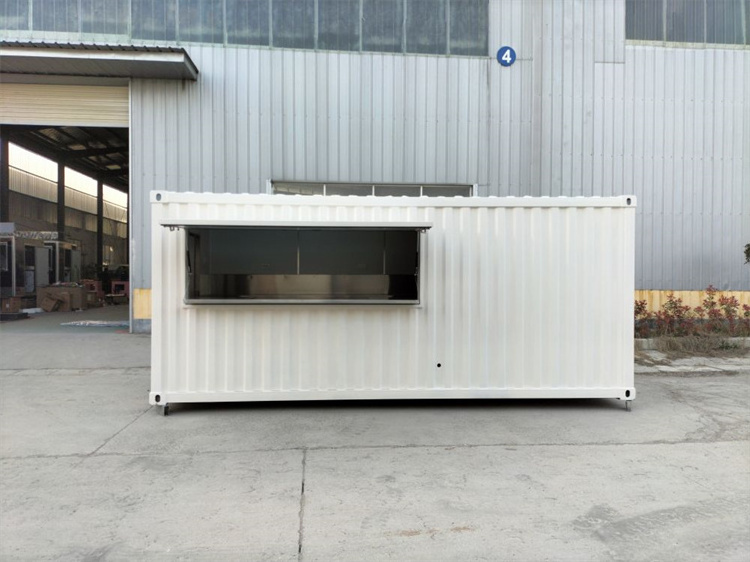 Container Kiosk Prefabricated Modular Cheap Restaurant Building for food business