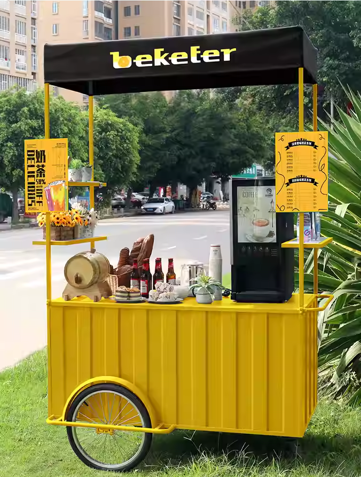 Tricycles bike container food truck kiosk bat street food tricycle hot food van