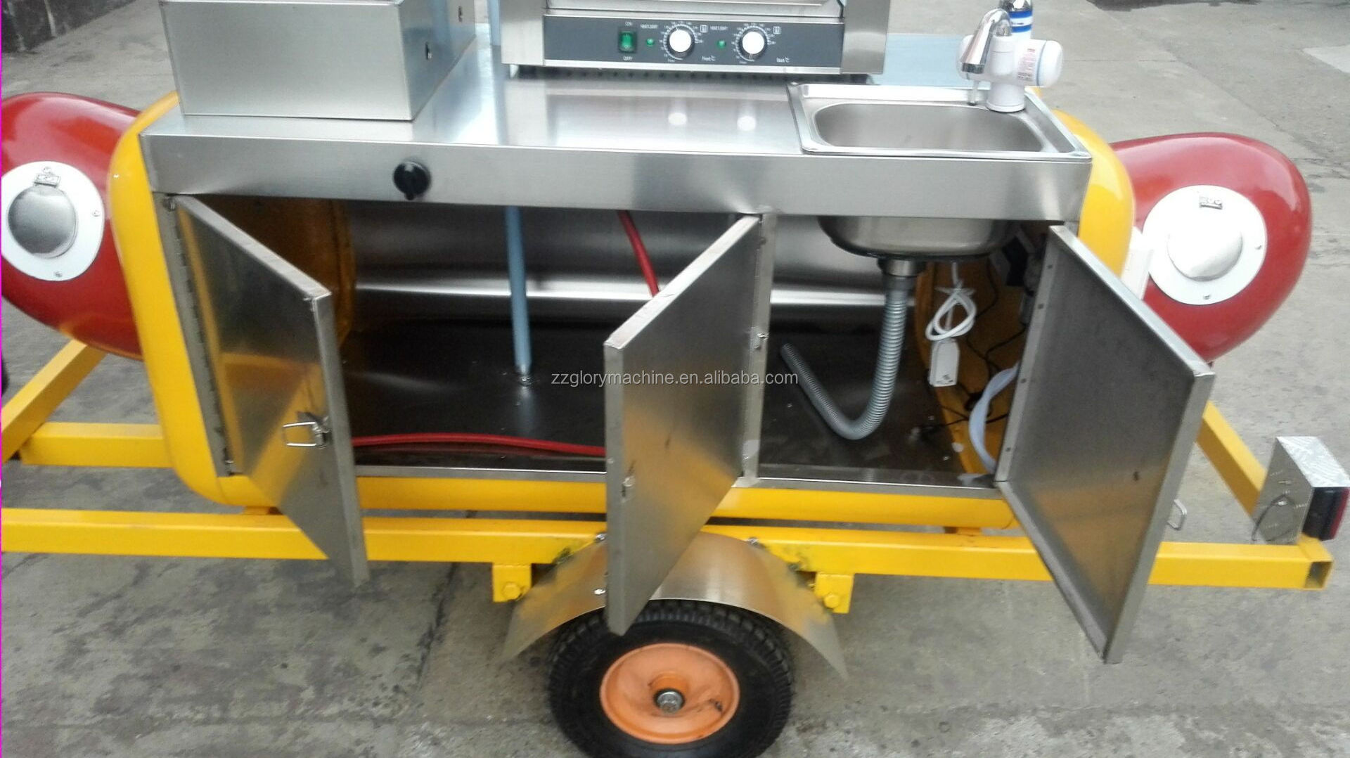 Hot Dog Cart/ Hot Dog Cart for Sale/ Outdoor Street Hot Dog Cart For Sale