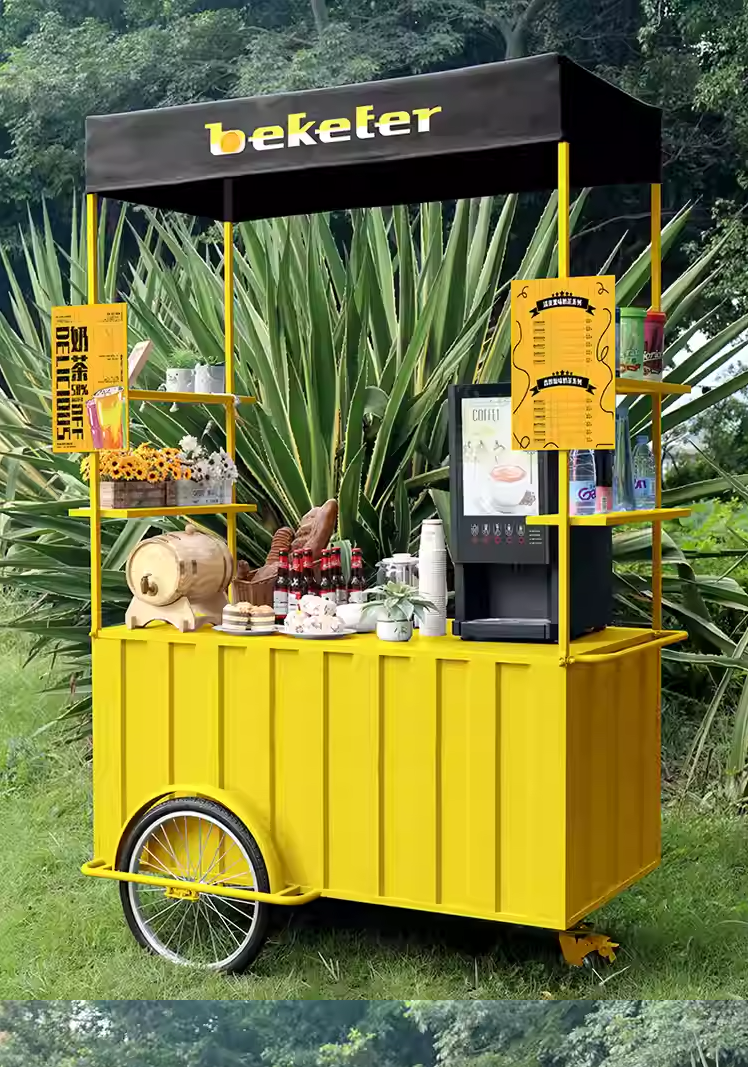 Tricycles bike container food truck kiosk bat street food tricycle hot food van