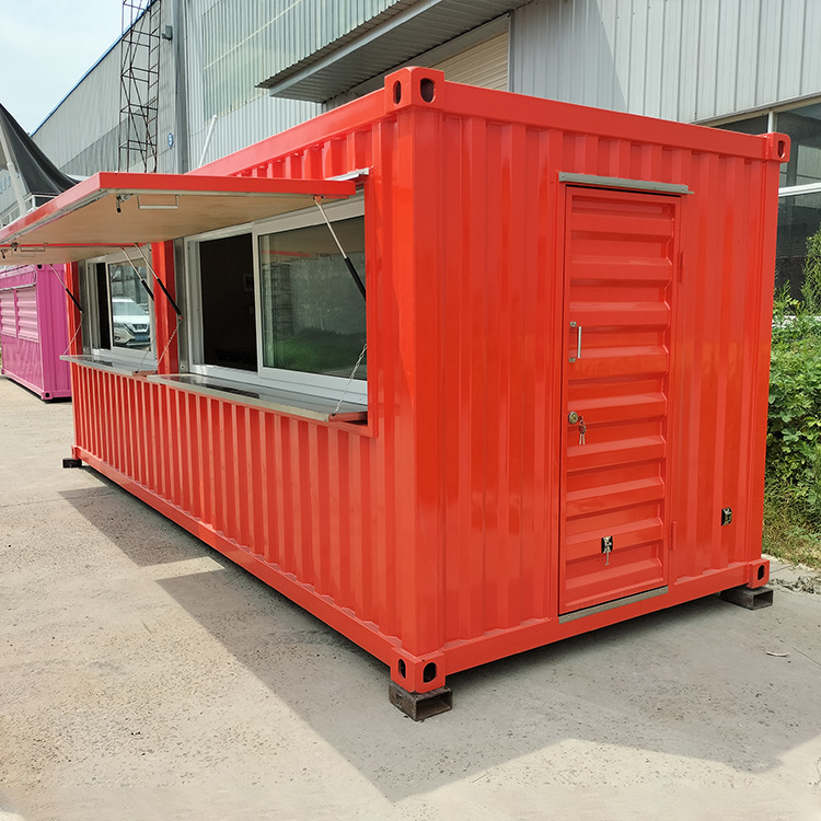 10 feet 20ft container storage pop up container restaurant bar kiosk and coffee shop Bar Container restaurant