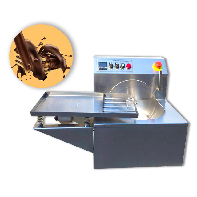 8KG 15KG 30KG Chocolate Melting Tempering Machine With Vibration Table For Sale