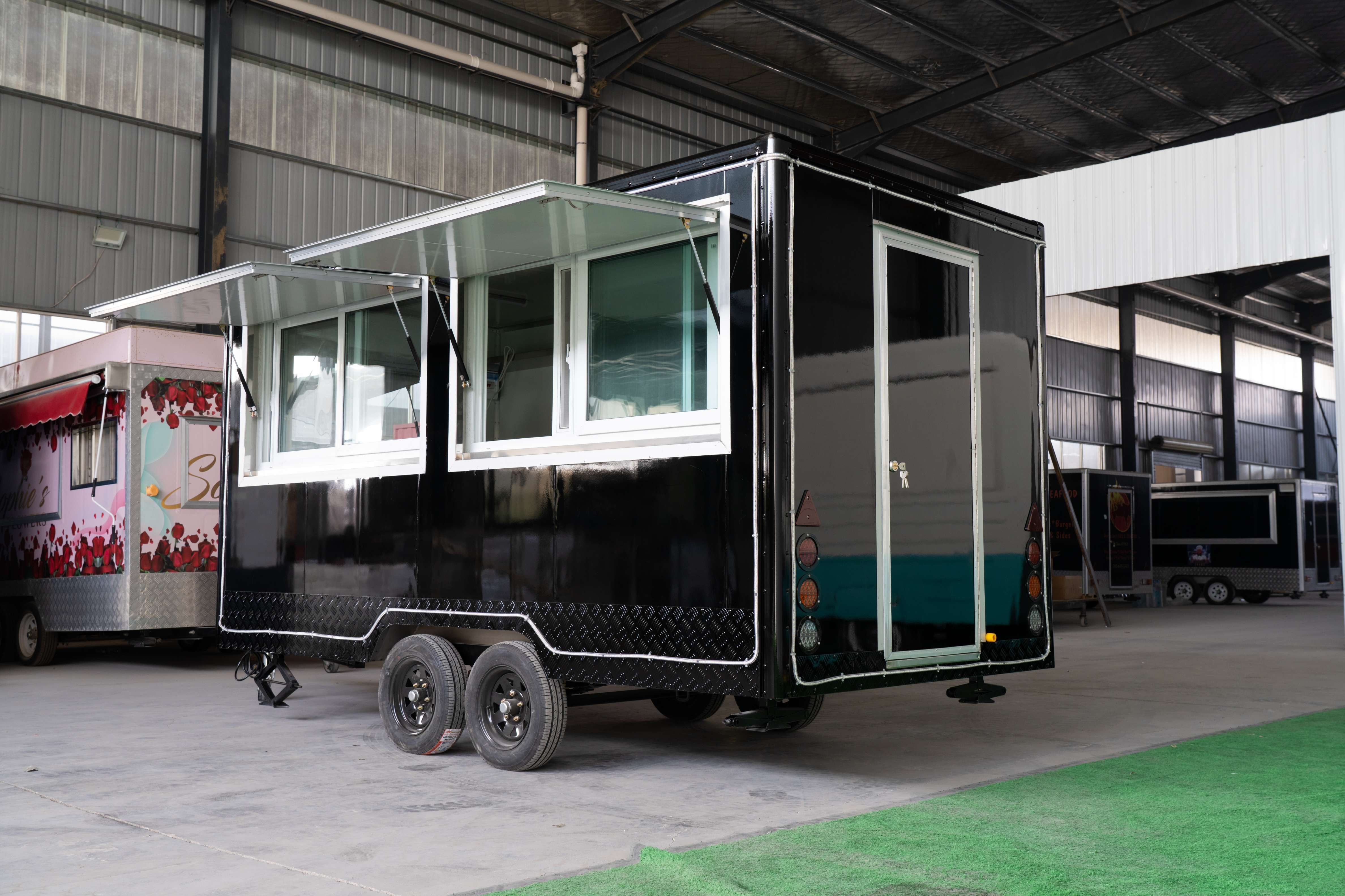 2023 14ft Best Selling Outdoor Concession Food Trailer, Mobile Fast Food Trailer