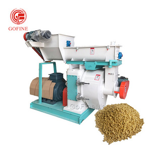 Ring Die Biomass Wood Pellet Mill Animal Feed Processing Machines of Chicken Cow Pig