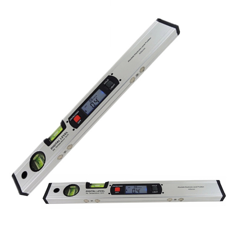 Digital protractor angel finder ruler inclinometer level 360 degree with magnetic 400mm with backlight