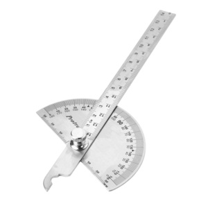 Stainless steel angel ruler 100mm 180 degree Protractor