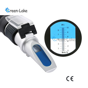 Portable handheld auto saccharimeter fructose sucrose brix meter fruit Jam China  refractometer refractometers for sugar content