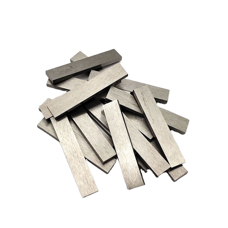 blank wearable cemented solid tungsten carbide strips square bar solid carbide tools parts