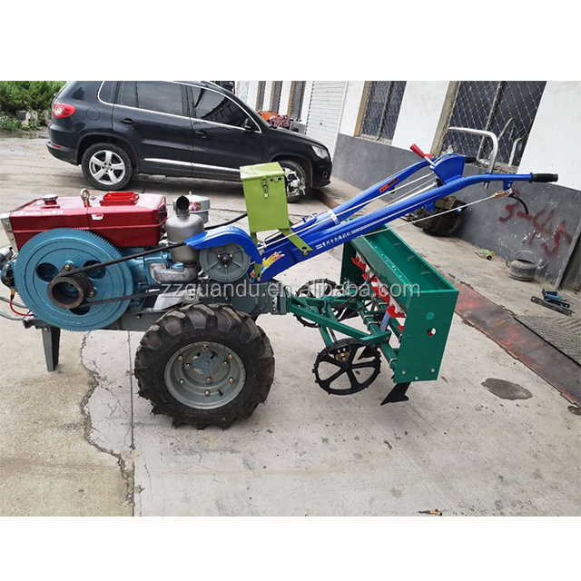 factory supply High Quality multifunctional 15hp 18hp 20hp tractors 2 Wheel Walking Hand Tractor / power tiller