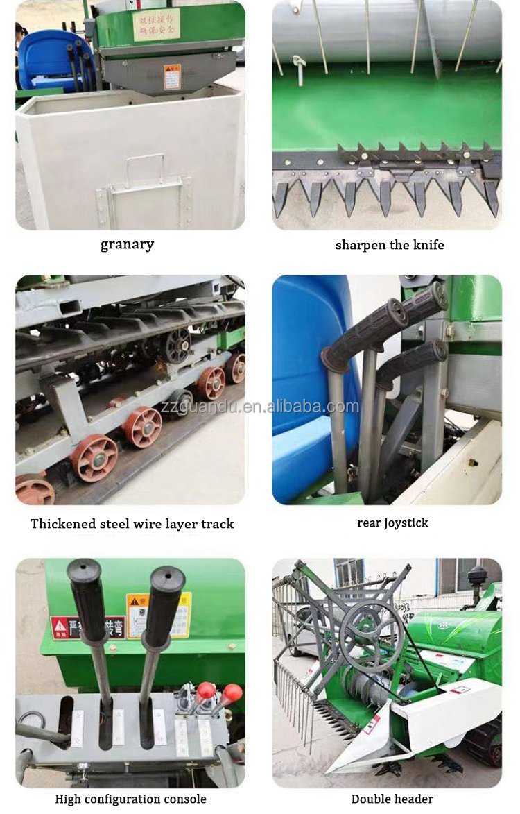 ZZGD Combine Mini Wheat Rice harvester price philippines