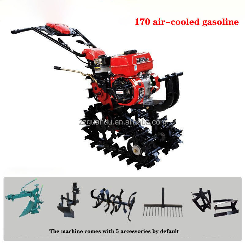 7HP 9HP cultivator power tiller machine with attachments price /agricultural gasoline diesel rotary tiller