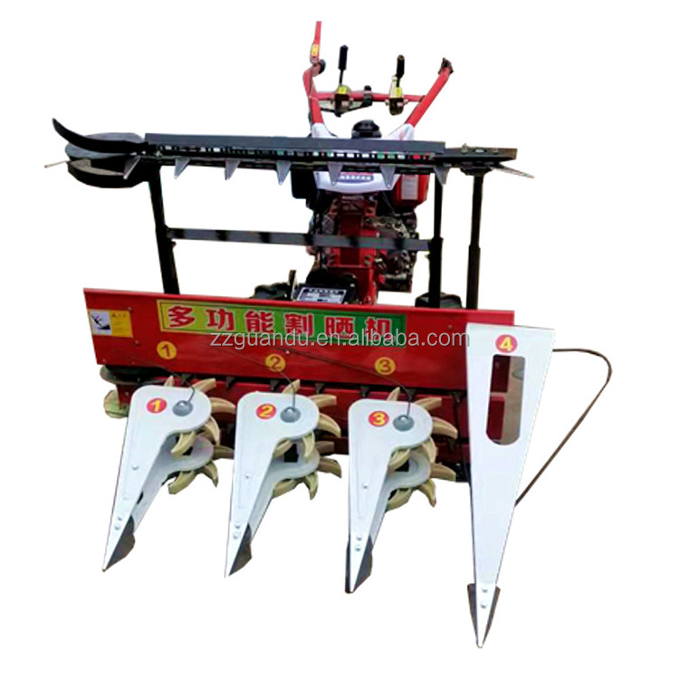 ZZGD Soybean/Pepper/Alfalfa/Reed And Maize Mower/Mini Rice Harvester/Paddy Multifunctional windrower Swather for sell