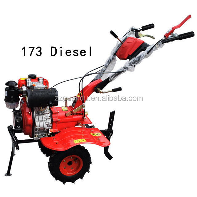 POWERTEC 6.5HP garden tools hand push mini gasoline tiller gas power Tillers (HP950)