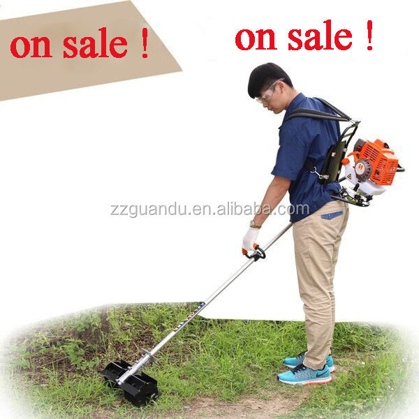 Gasoline grass weeder for garden farm machine