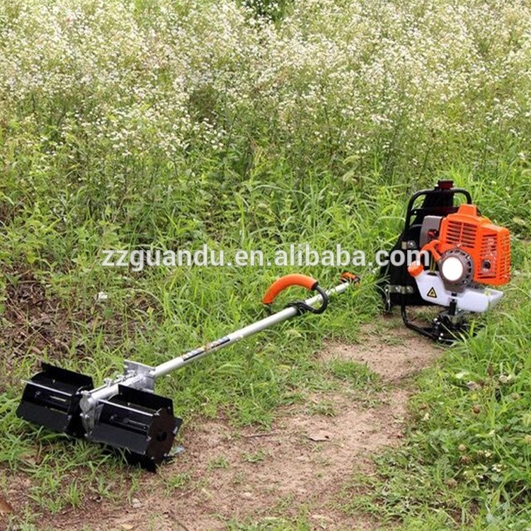 Gasoline grass weeder for garden farm machine