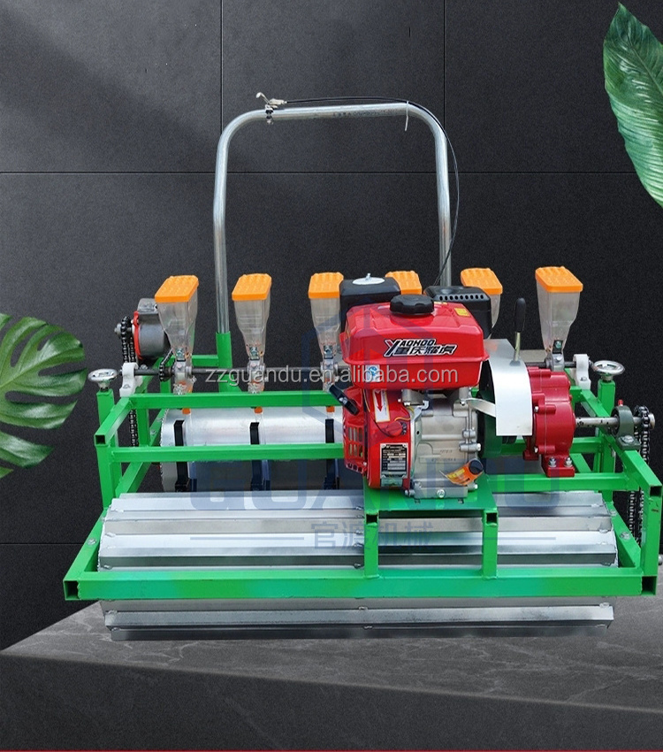 6 rows hand push vegetable seeder/tomato seed planting machine/onion seed planter machine