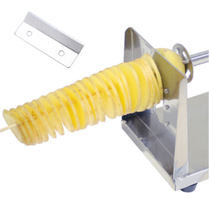 High quality potato tower machine / manual spiral carrot tornado cutter / spiral potato slicer