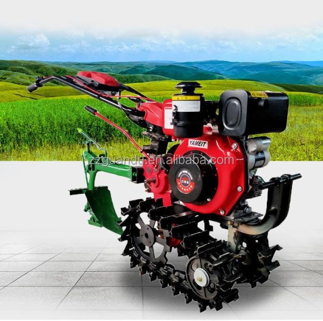 7HP 9HP cultivator power tiller machine with attachments price /agricultural gasoline diesel rotary tiller