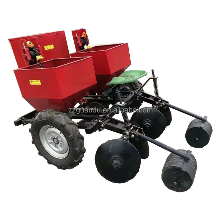 ZZGD Hot sale China small potato seeder machine one two rows potato planter for walking tractor