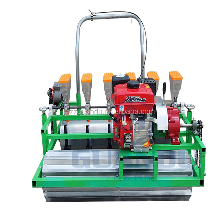 6 rows hand push vegetable seeder/tomato seed planting machine/onion seed planter machine