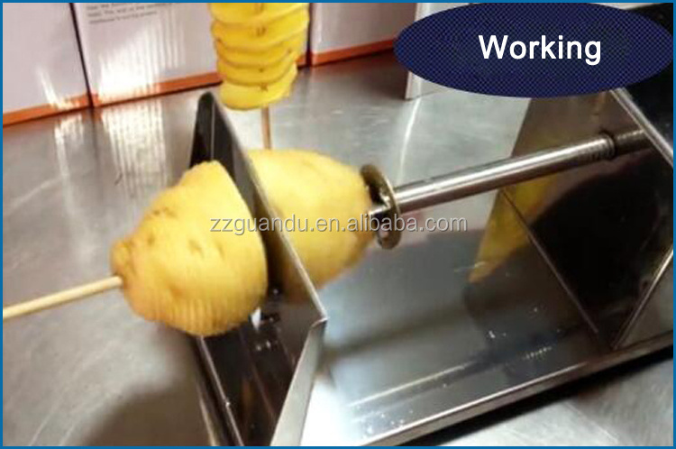 Price potato cutter / spiral potato twister cutter / electric spiral potato cutter